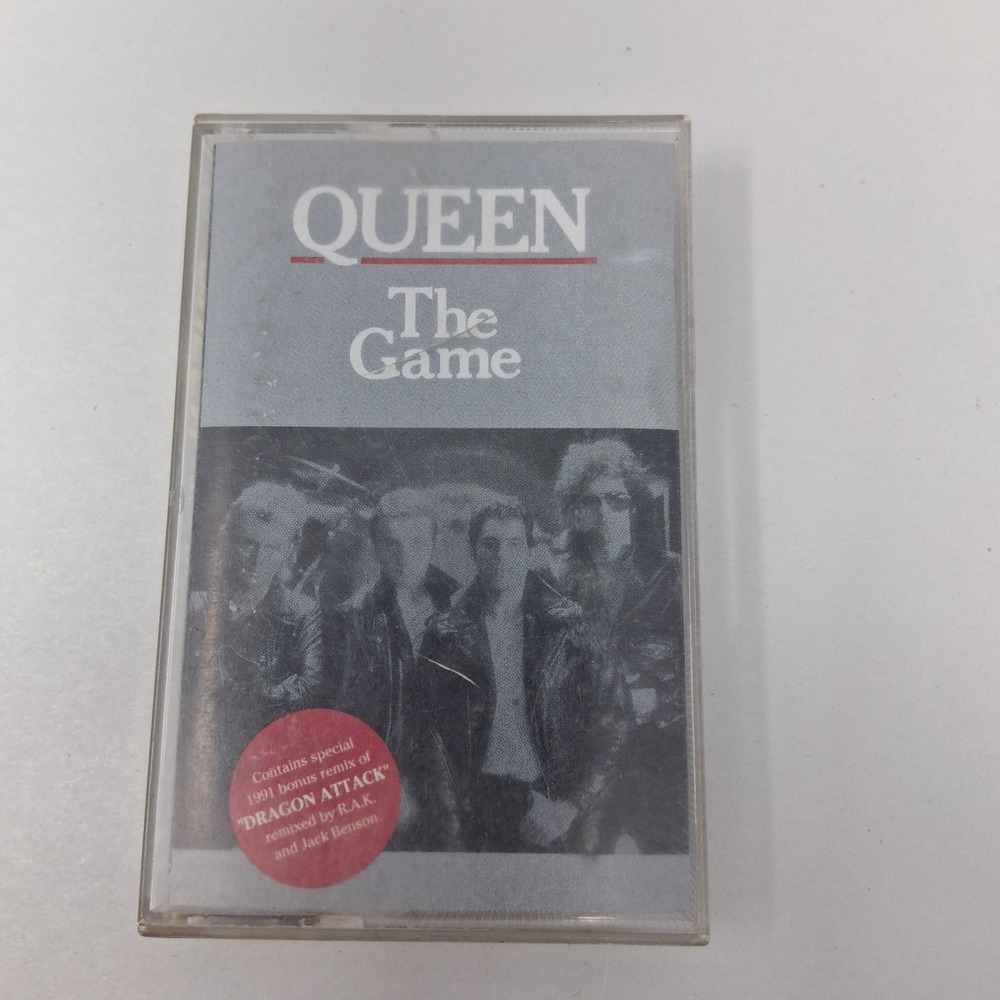 Queen The Game Cassette Tape 1991 Hollywood Records Bonus Remix HR-61063-4
